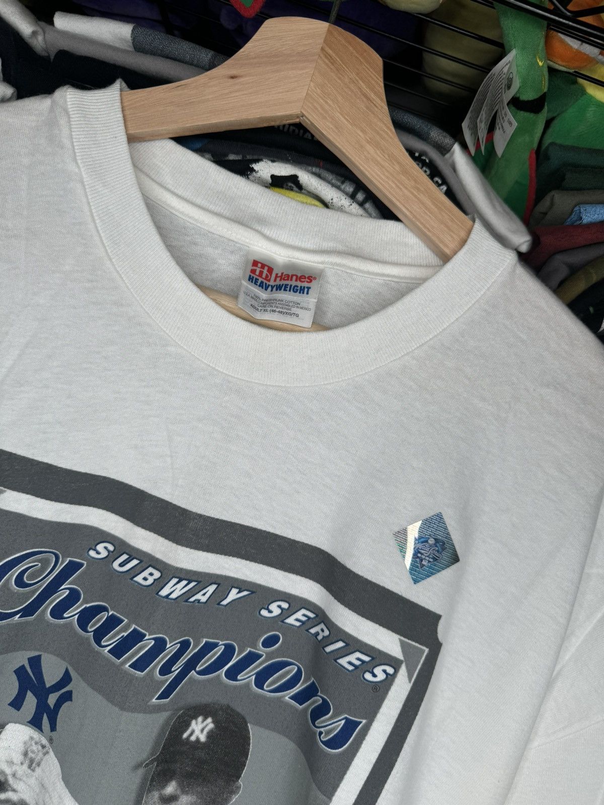 MLB × New York Yankees × Vintage Vintage 2000 New York Yankees Derek Jeter Subway Series Tee Size US XL / EU 56 / 4 - 4 Thumbnail