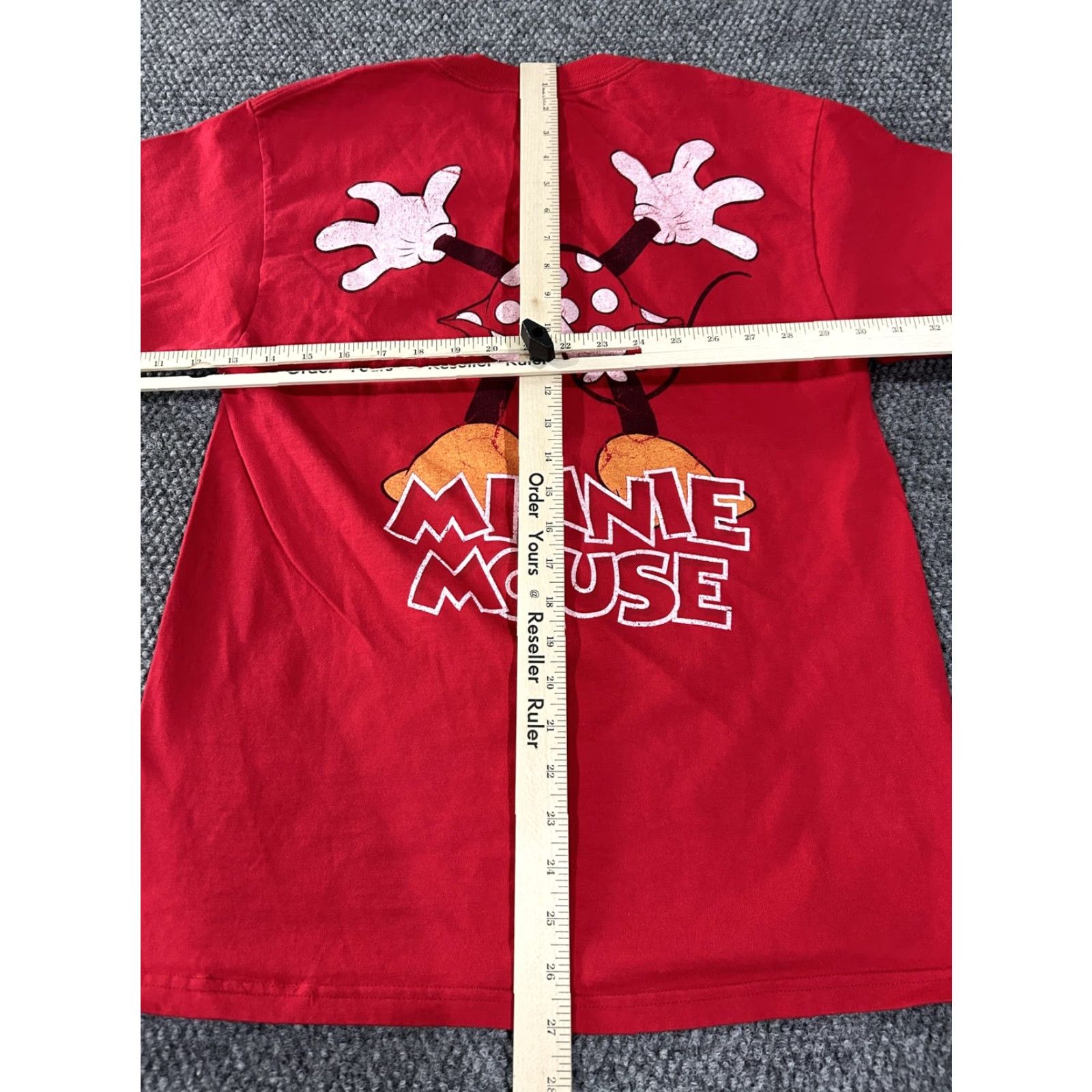 Disney Disney Minnie Mouse Shirt Mens Medium Red Double Sided Graphic Tee Hanes Size US M / EU 48-50 / 2 - 7 Thumbnail