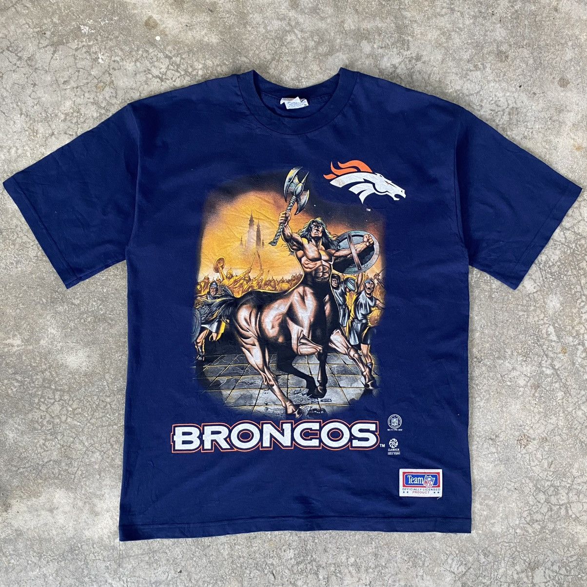 NFL Vintage 1998 Denver Broncos Graphic NFL Tee Size US XL / EU 56 / 4 - 3 Thumbnail