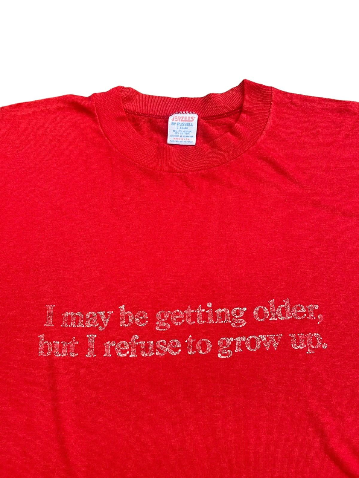 Jerzees Vintage Jerzees Russell Tshirt Size US L / EU 52-54 / 3 - 3 Thumbnail