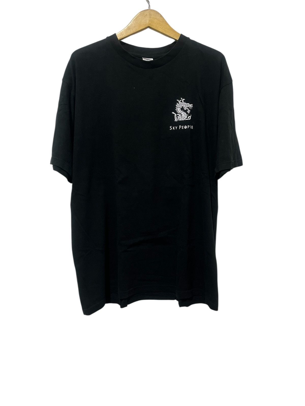 Japanese Brand Printstar Tokyo Sky People Big Logo Dragon Black T-Shirt Size US XXL / EU 58 / 5 - 2 Thumbnail