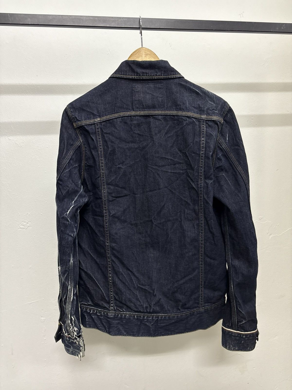 Japanese Brand Japan Selvedge Denim Jeans Type 2 II Distressed Jacket Size US S / EU 44-46 / 1 - 11 Thumbnail