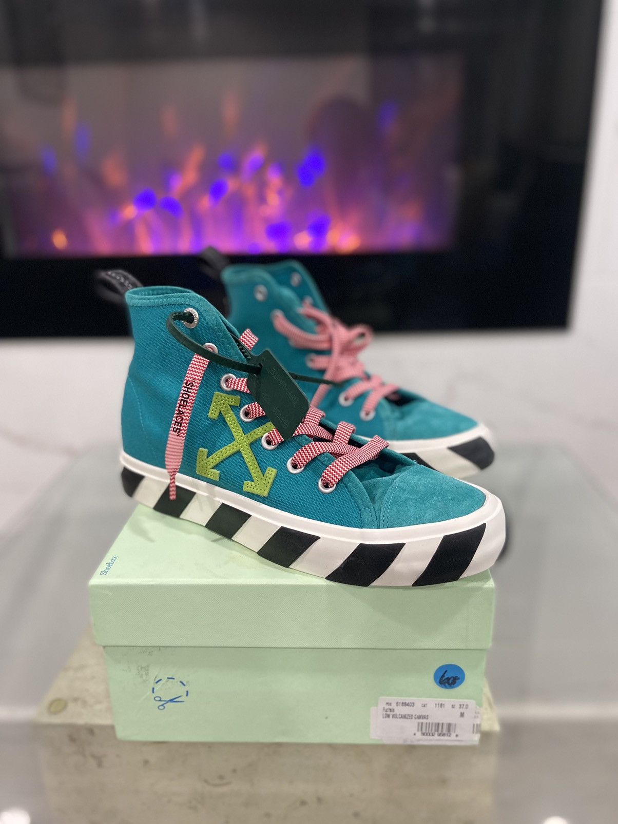 Off-White Off-White Vulcanized Mid Sneakers - Multi - Size 9 Size US 9 / EU 42 - 2 Thumbnail