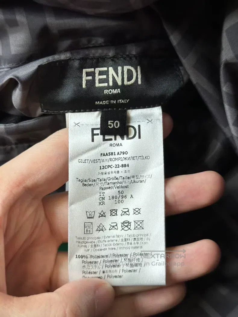 Fendi Fendi Double-Sided Down Vest Size US M / EU 48-50 / 2 - 4 Thumbnail
