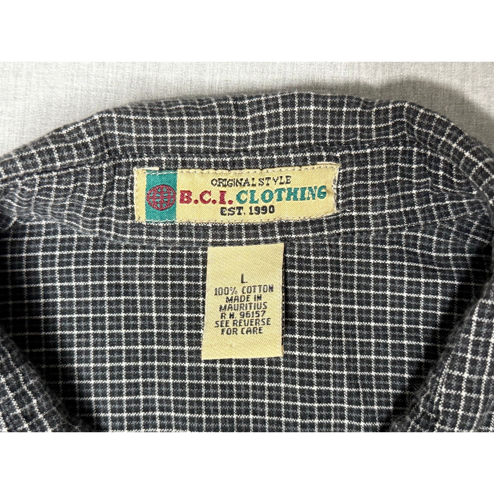 Vintage Vintage 90s BCI Clothing Flannel Button Up Shirt Women’s L Size L / US 10 / IT 46 - 3 Thumbnail