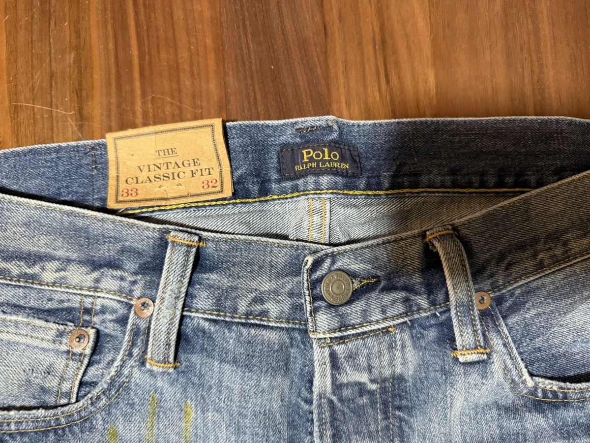 Polo Ralph Lauren Polo Ralph Lauren Blue Jeans Size 33/32 Distressed Denim Size US 33 - 5 Thumbnail