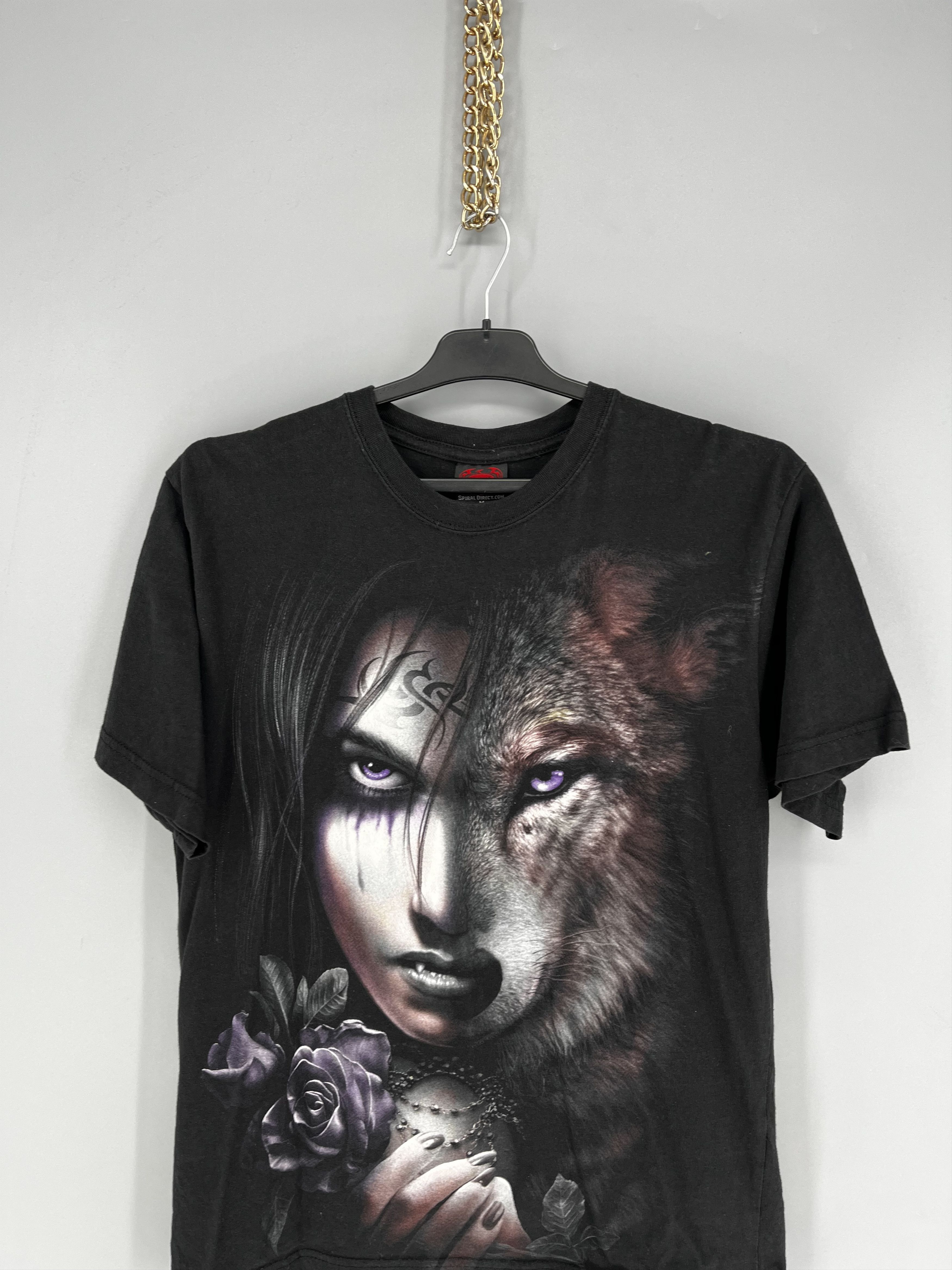 Other Vintage 90s Wolf Face Boxy Fit Tee Toys Rock Spiral Size M Size US M / EU 48-50 / 2 - 6 Thumbnail