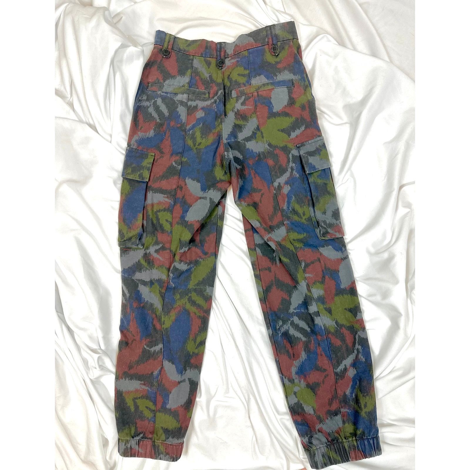 Zadig & Voltaire Zadig & Voltaire Pilote Canvas Cargo Pants Dark Camo 34 (8) Size 30" / US 8 / IT 44 - 19 Thumbnail