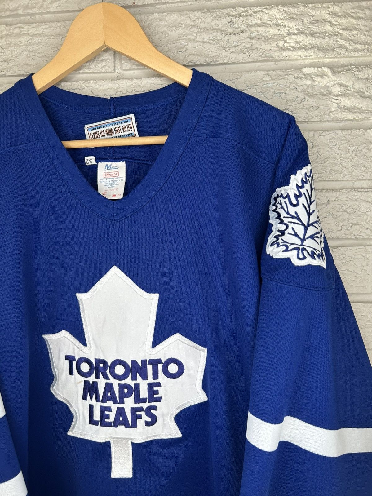 Ccm Vintage CCM Toronto Maple Leafs Center Ice Jersey Size US XXL / EU 58 / 5 - 4 Thumbnail
