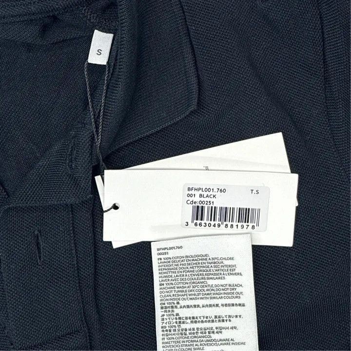AMI AMI Love Logo Black Short Sleeve Polo -2507 Size US S / EU 44-46 / 1 - 4 Thumbnail