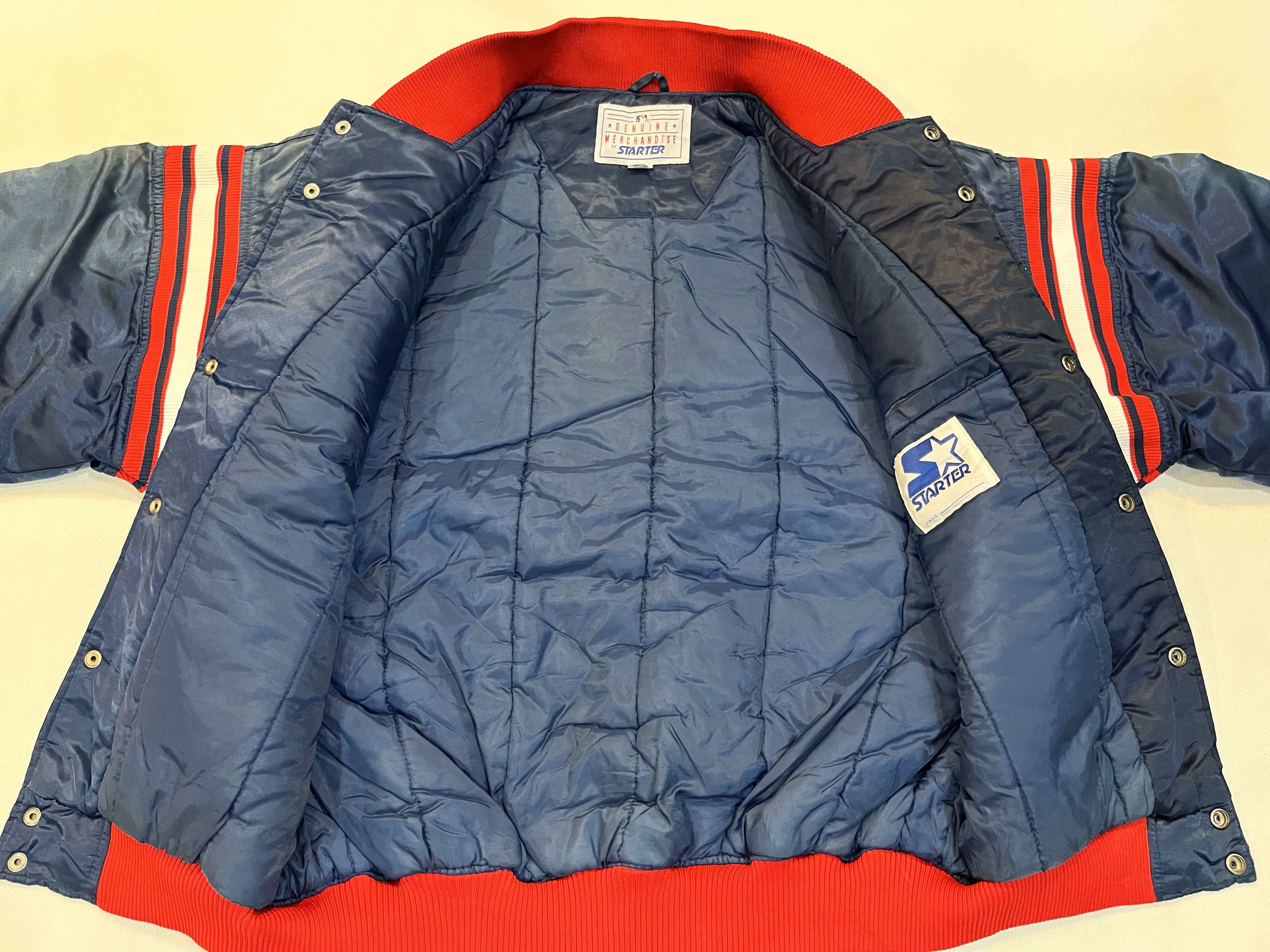 MLB × Starter × Vintage Vintage Starter MLB Cleveland Indians Bomber Satin Jacket Size US L / EU 52-54 / 3 - 5 Thumbnail
