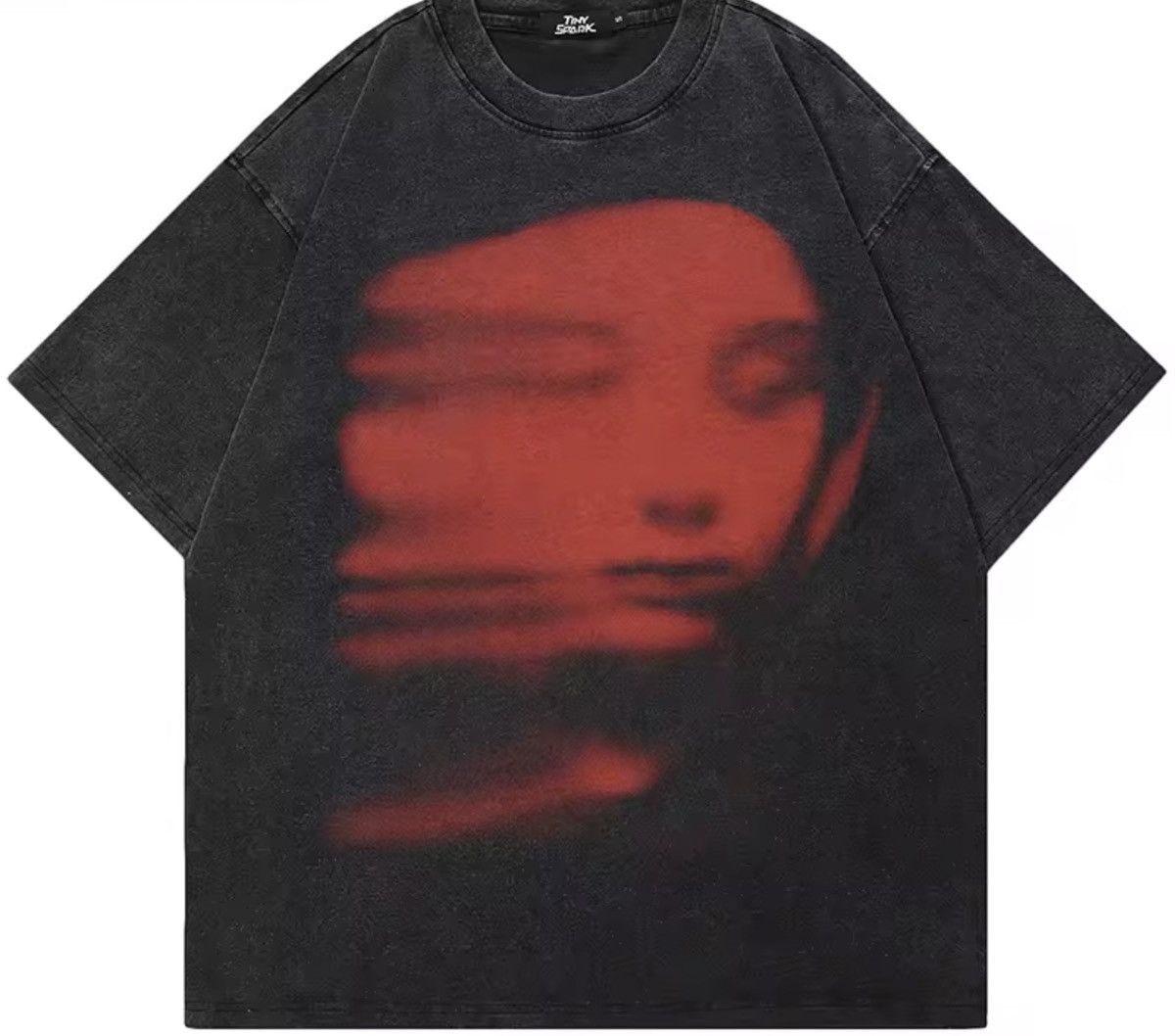 Japanese Brand Red Face Graphic T Shirt Cotton Size US XL / EU 56 / 4 - 2 Thumbnail