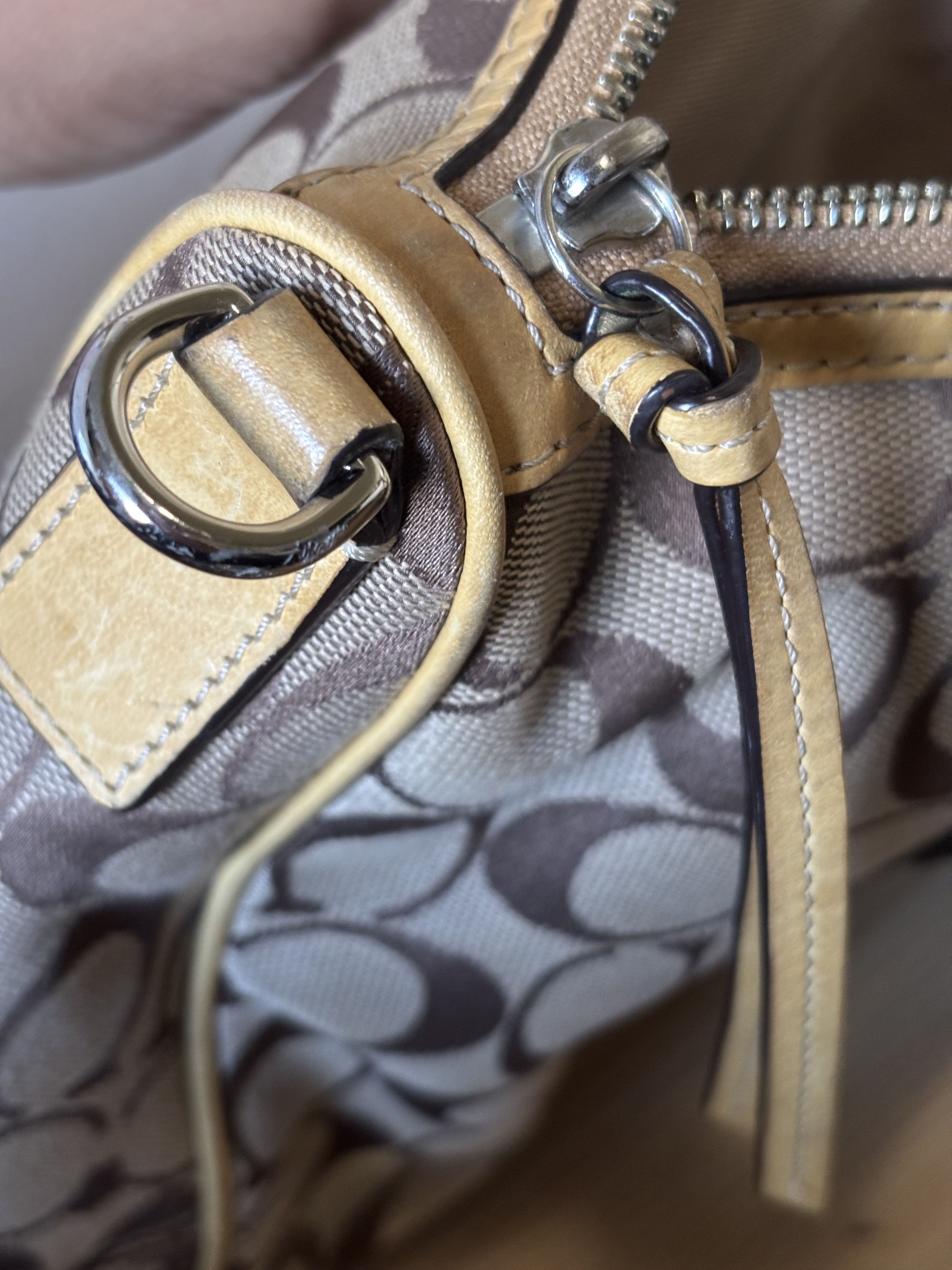 Coach Coach Satchel in Signature Canvas with Zebra Print Accent Size ONE SIZE - 4 Thumbnail