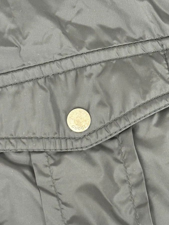 Gucci AW2013 Gucci Black Long Windbreaker Hooded Jacket Size US M / EU 48-50 / 2 - 11 Thumbnail