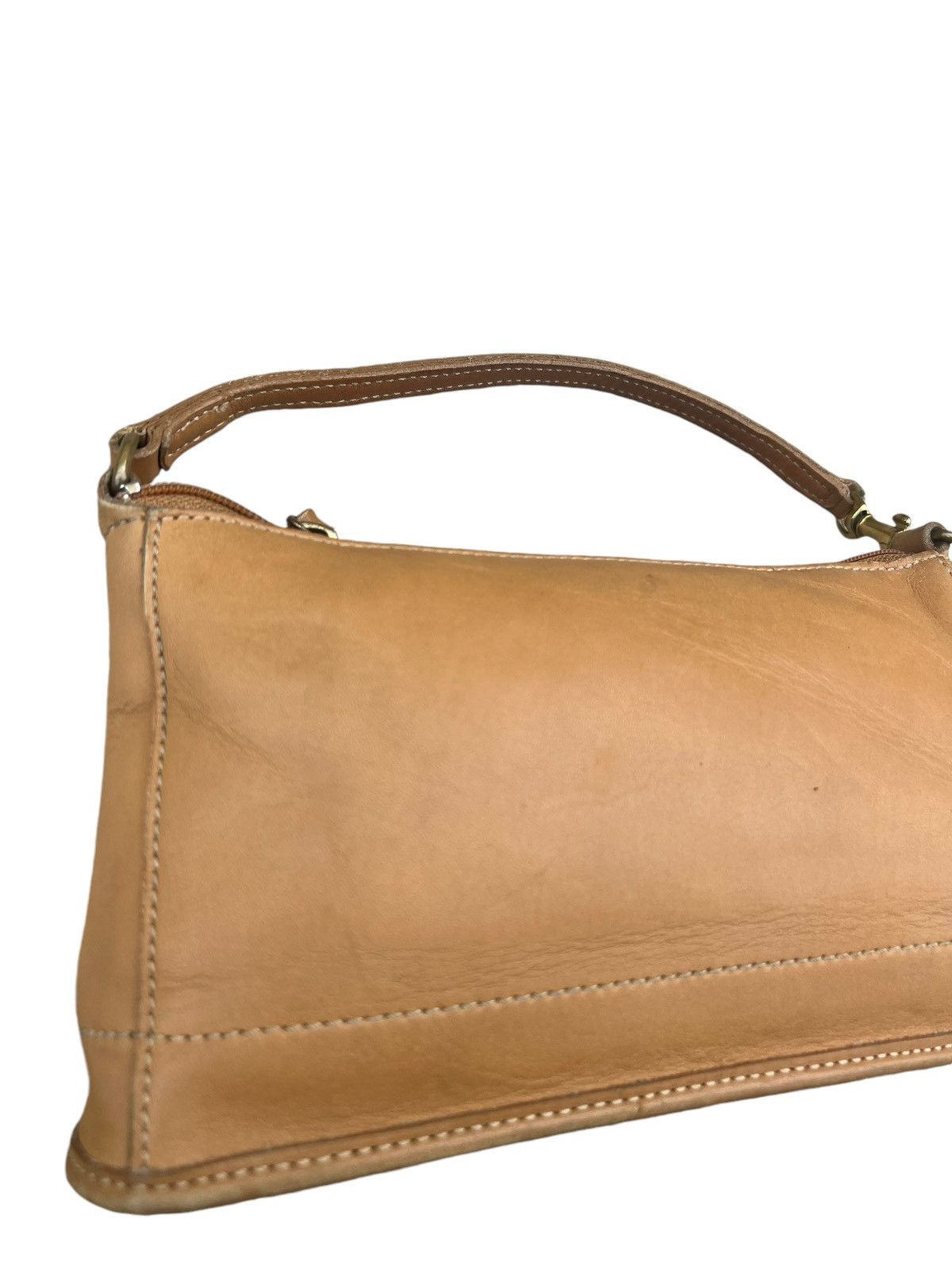 Coach Vintage 90s Coach Made in USA Patina Leather Tiny Bag Size ONE SIZE - 12 Thumbnail