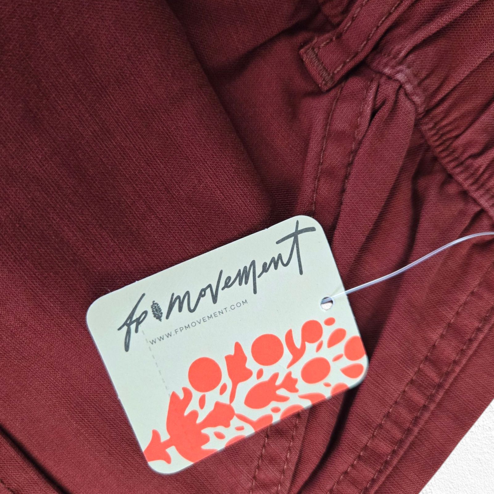 Free People Free People Red Cowboy Utility Cargo Pants Size XS Size 25" / US 0 / IT 36 - 4 Thumbnail