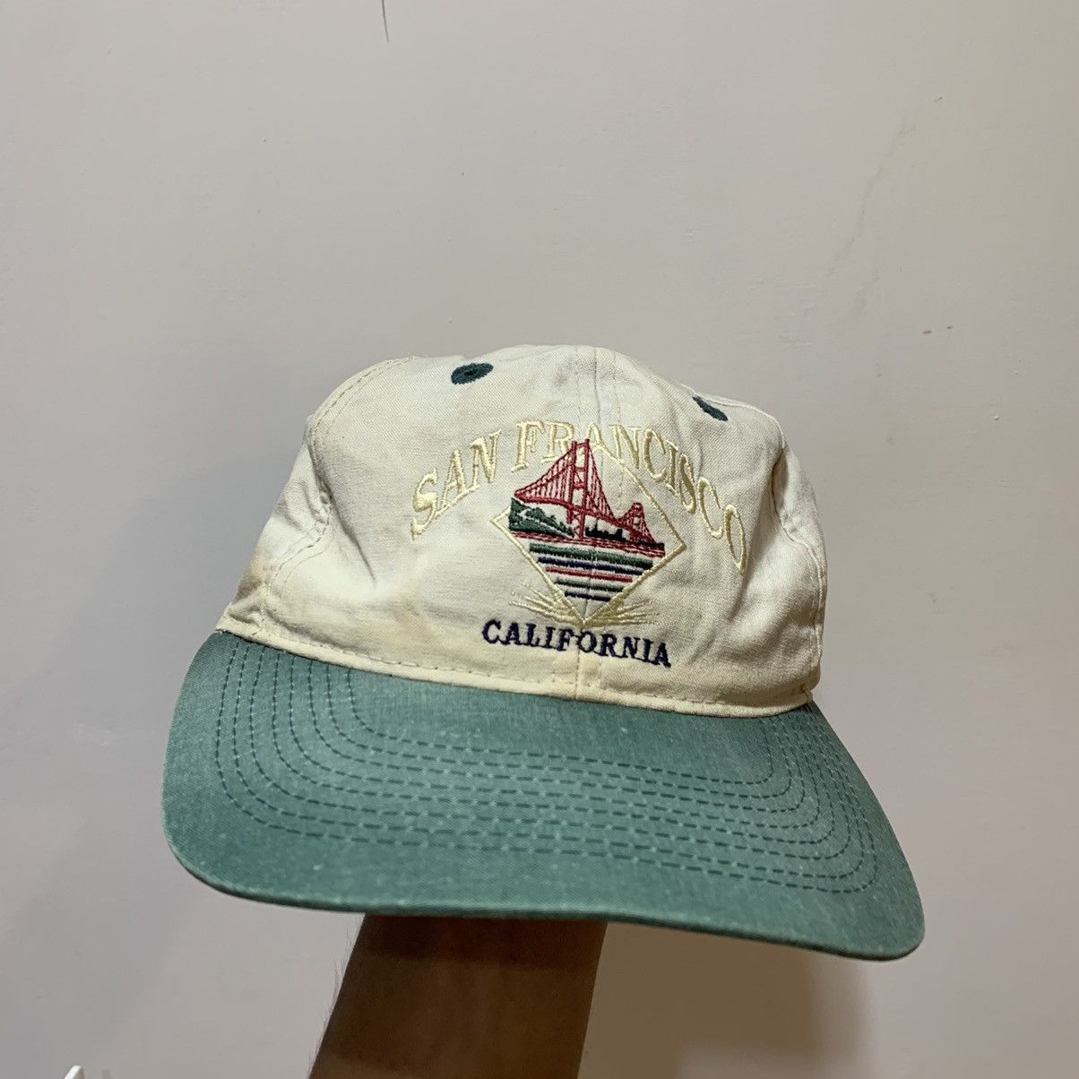 Vintage Vintage San Francisco California Hat Sun Faded Size ONE SIZE - 1 Thumbnail