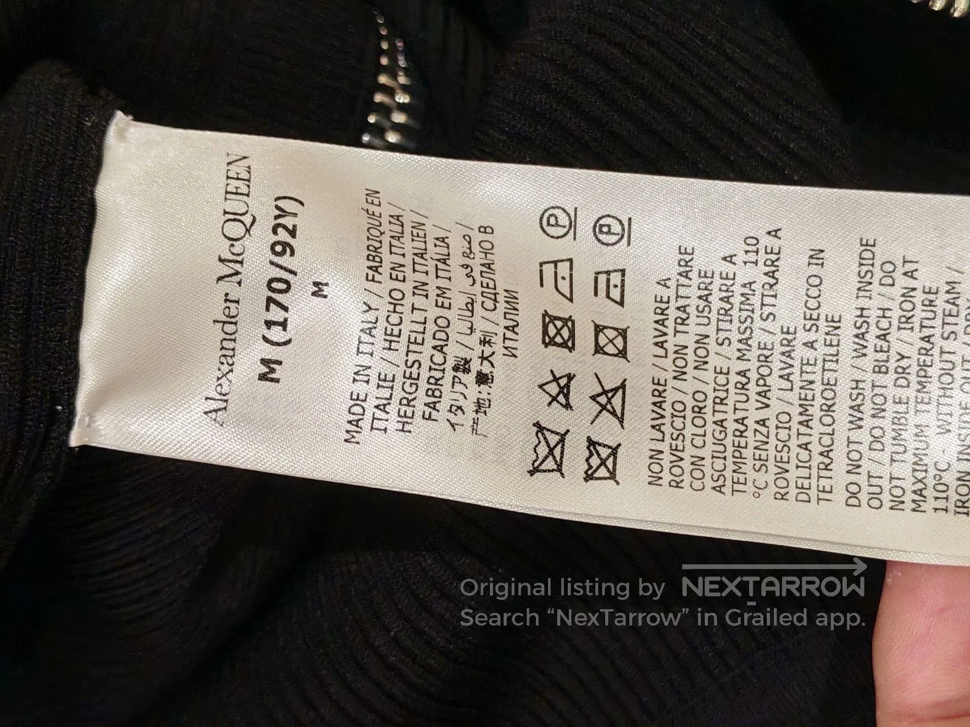 Alexander McQueen Alexander McQueen Black Knit Cardigan. Size M / US 6-8 / IT 42-44 - 6 Thumbnail