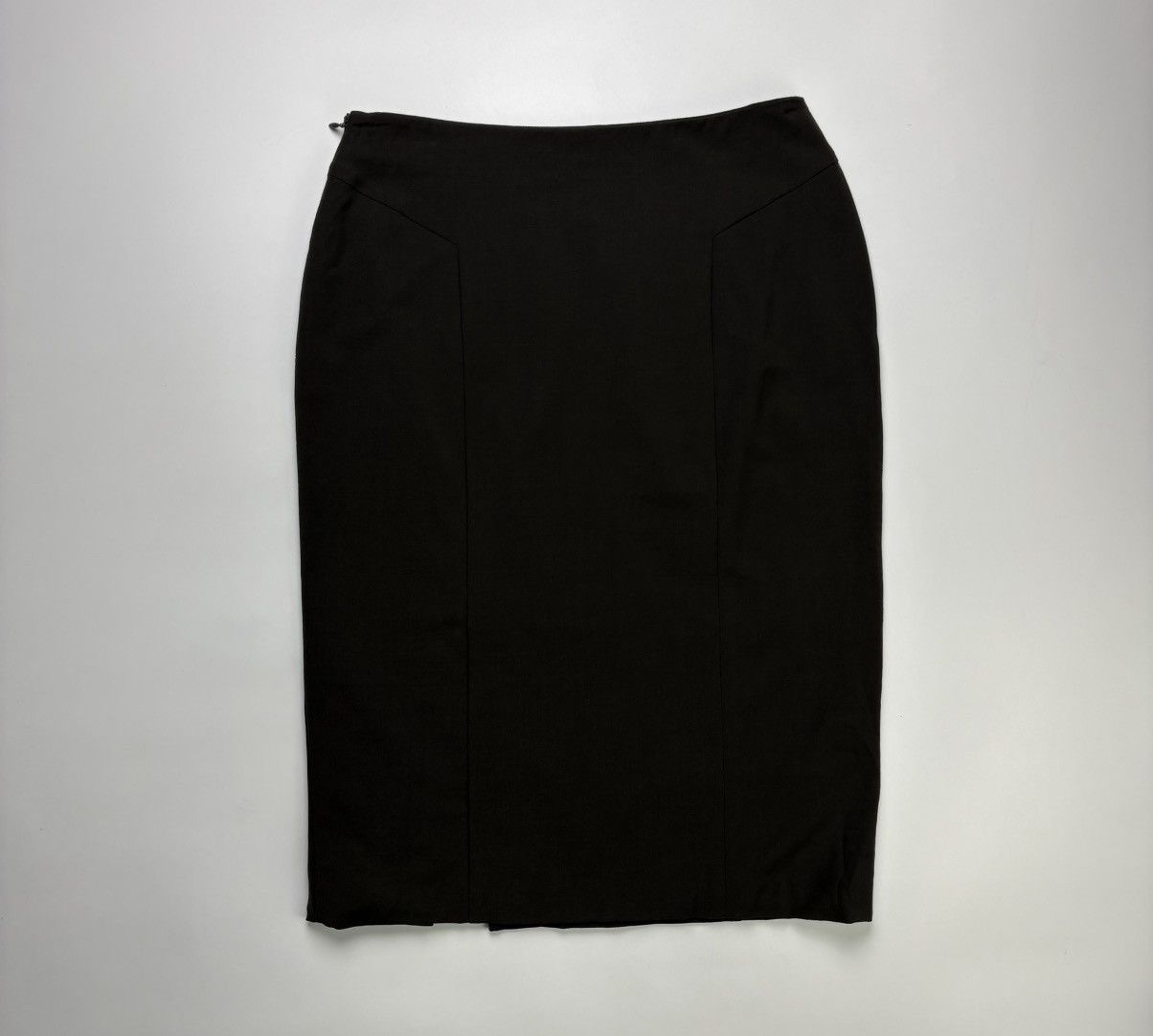 Gucci 1995 Gucci Tom Ford Wool Midi Skirt Size 28" / US 6 / IT 42 - 9 Thumbnail