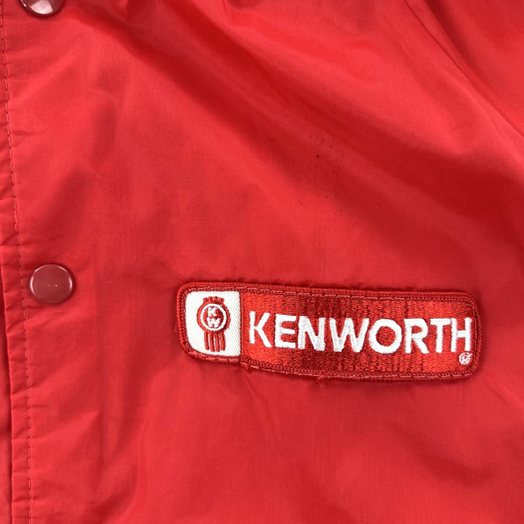 Vintage VINTAGE Sportsmaster Jacket Shirt Red Kenworth Patch M Adults Mens Size US M / EU 48-50 / 2 - 6 Thumbnail