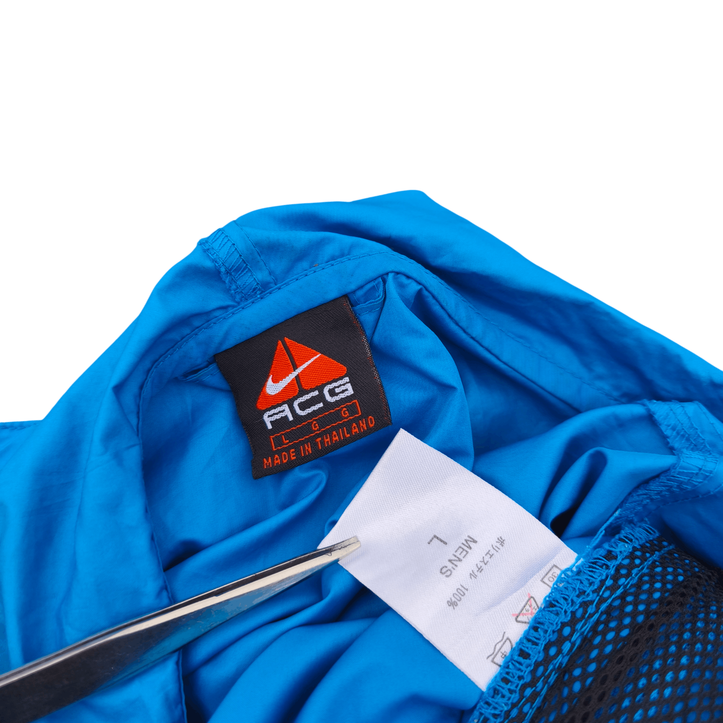 Nike ACG Vintage Nike ACG Cagoule Anorak Jacket Size US L / EU 52-54 / 3 - 3 Thumbnail