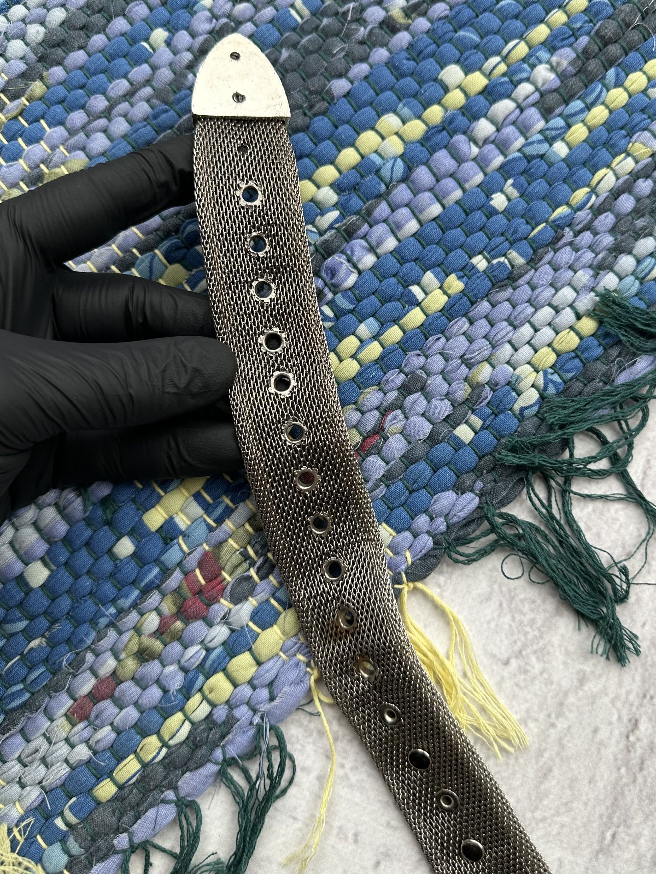 Vintage Vintage Metal Belt A155D15(04) Size ONE SIZE - 6 Thumbnail