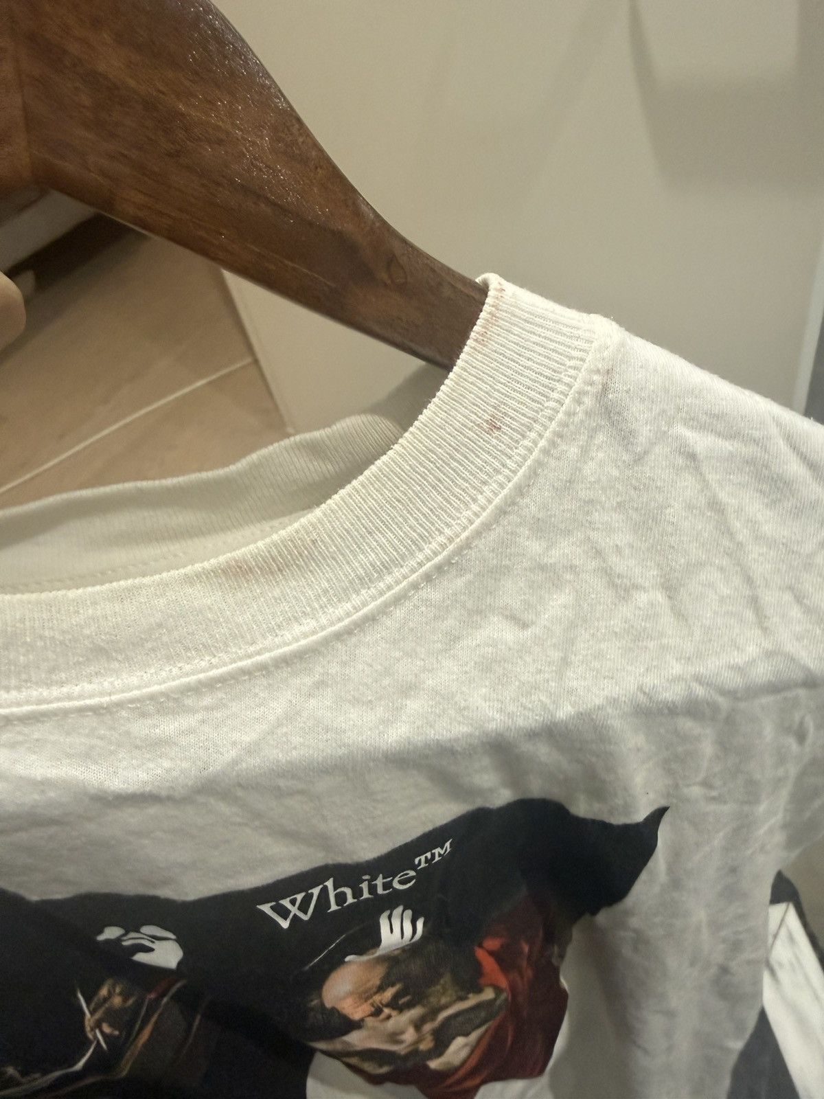 Off-White Offwhite Caravaggio Tee Size US XXS / EU 40 - 5 Thumbnail
