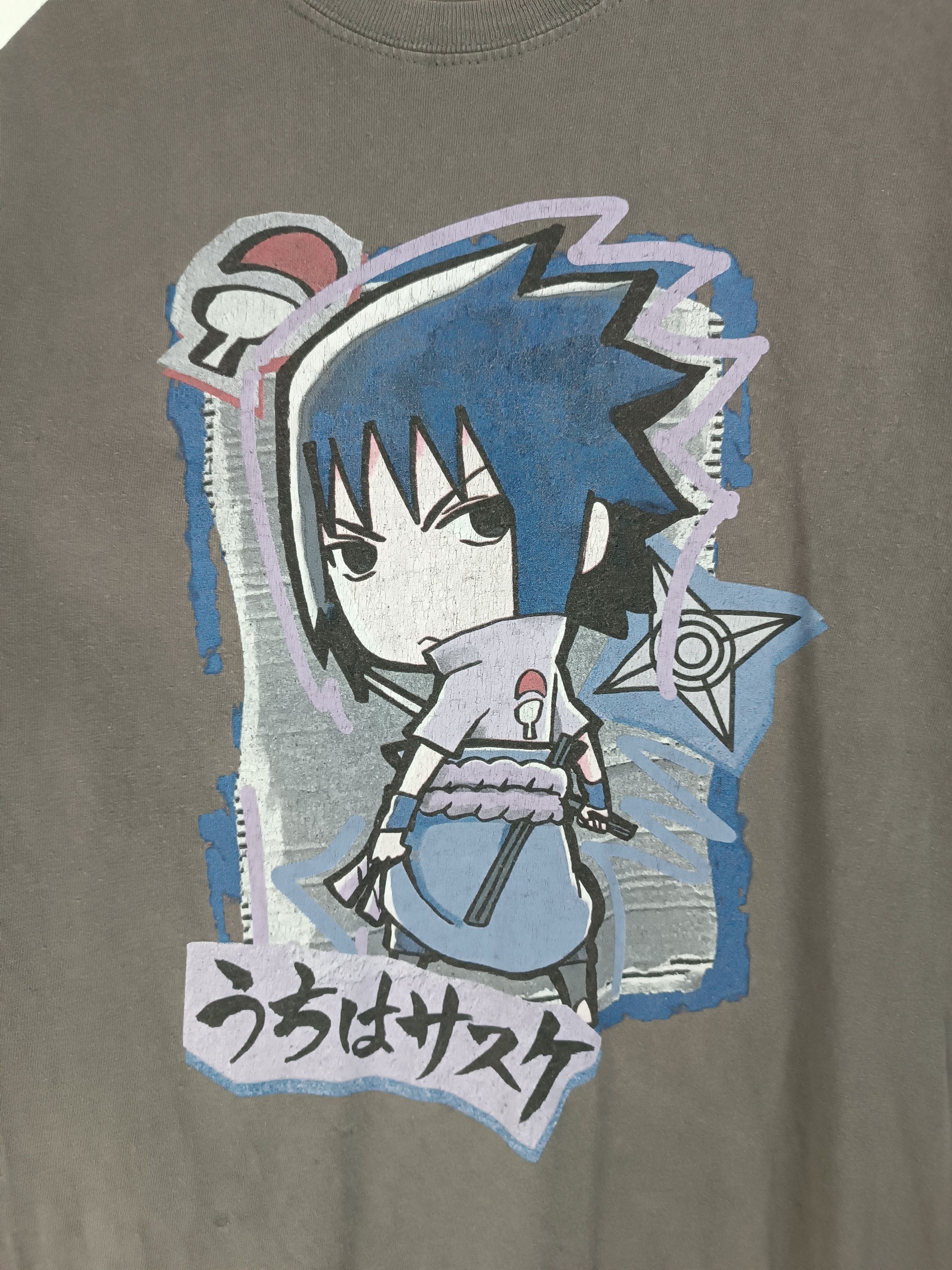Anime VINTAGE UCHIHA SASUKE CHIBI CUTE DESIGN TEE naruto bleach Size US S / EU 44-46 / 1 - 10 Thumbnail
