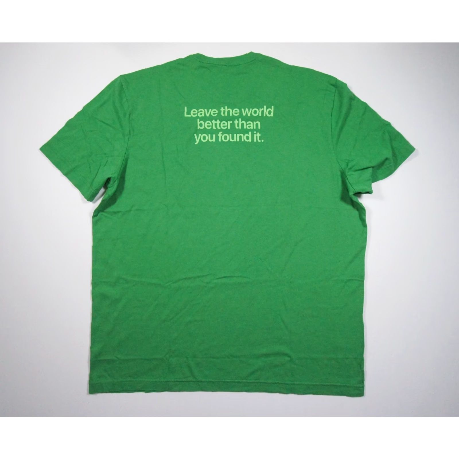 Apple Apple Shirt Mens XLarge Green Computer Technology Graphic Tee Recycled Cotton Size US XL / EU 56 / 4 - 3 Thumbnail