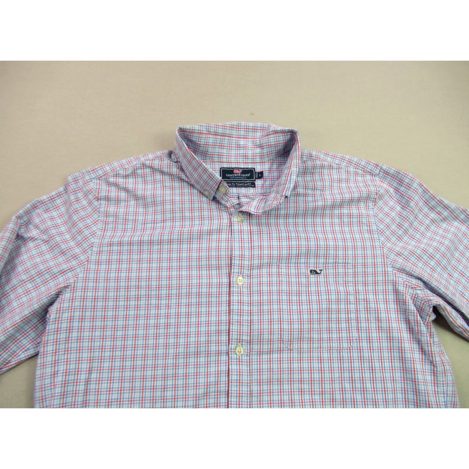 Vineyard Vines Vineyard Vines shirt Mens Large Button-Up Slim Fit Tucker Long Sleeve Checks Size US L / EU 52-54 / 3 - 3 Thumbnail