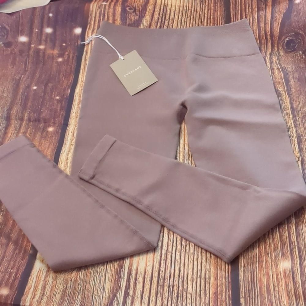 Everlane Everlane purple ribbed seamless leggings size m/l Size 26" / US 2 / IT 38 - 1 Thumbnail