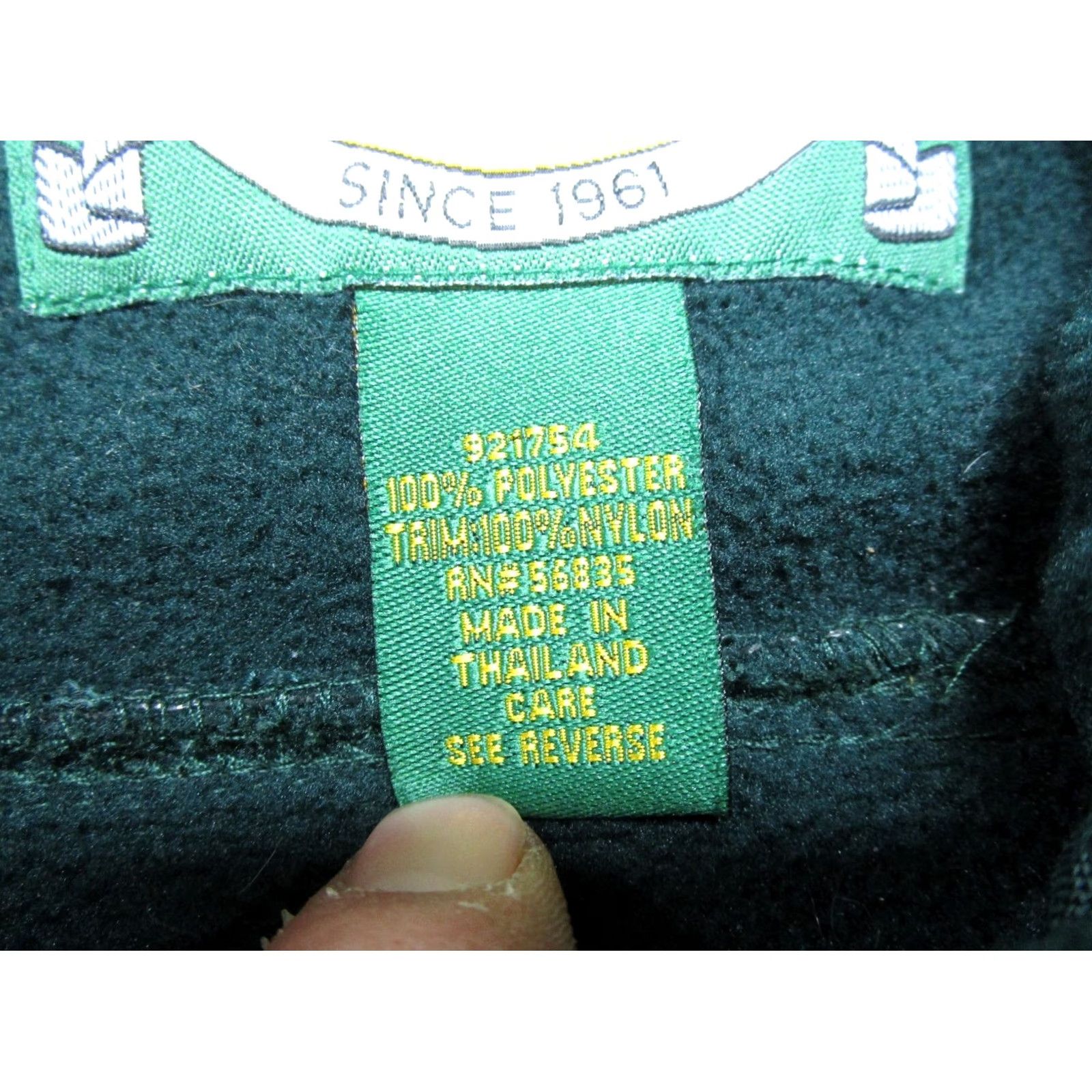 Vintage VINTAGE Cabela's Jacket Outdoor Shirt Mens M Green Fleece Zip Pocket Stand-Up Collar Middle-Length Size US M / EU 48-50 / 2 - 3 Thumbnail
