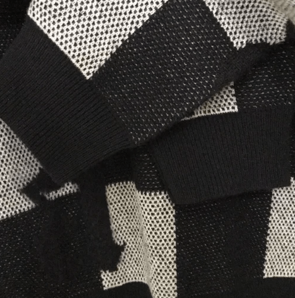 Amiri Amiri Logo Check Crew Mohair Cashmere Size US L / EU 52-54 / 3 - 6 Thumbnail