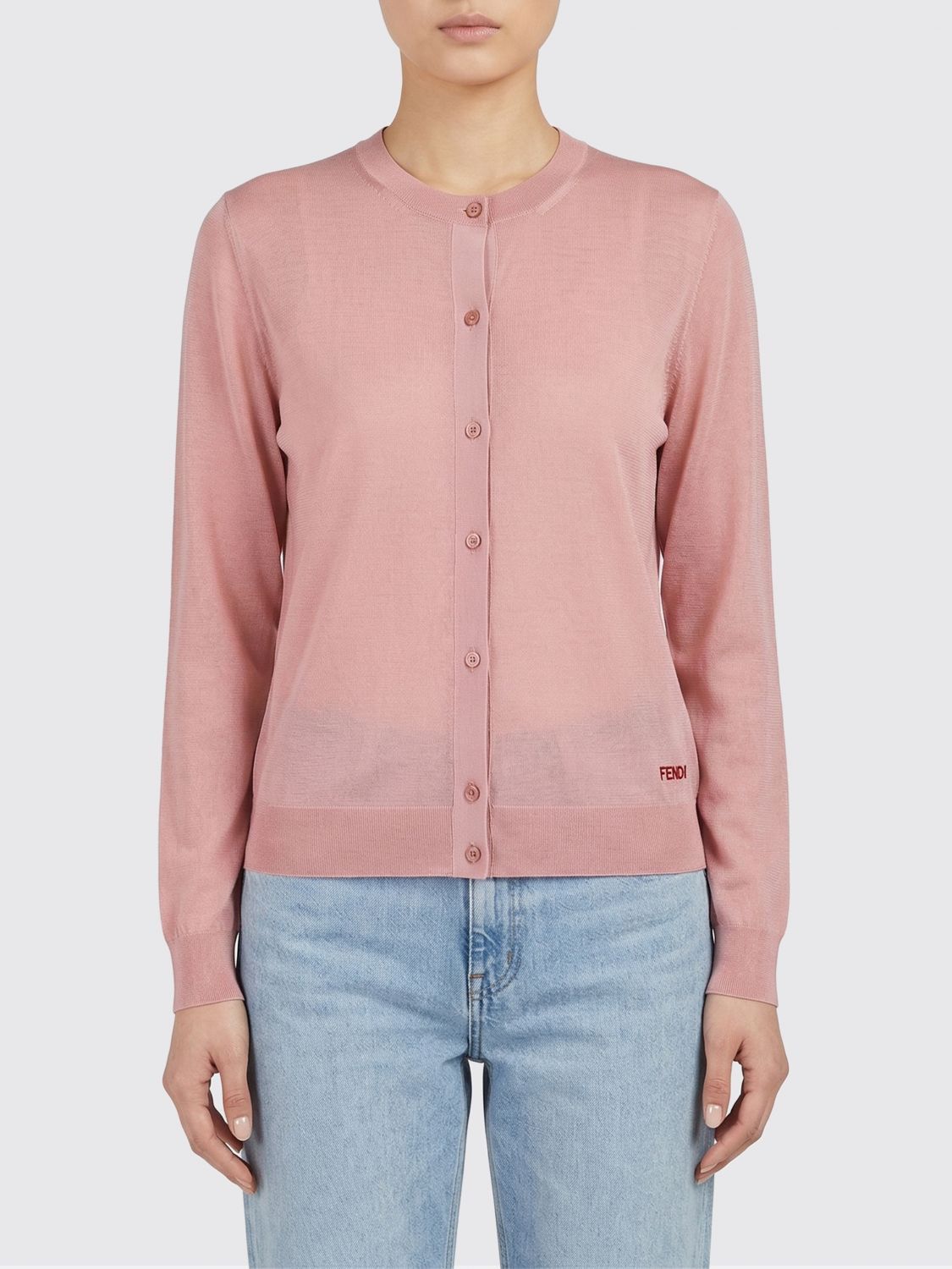 Fendi Fendi Sweater Woman Pink Size M / US 6-8 / IT 42-44 - 1 Thumbnail