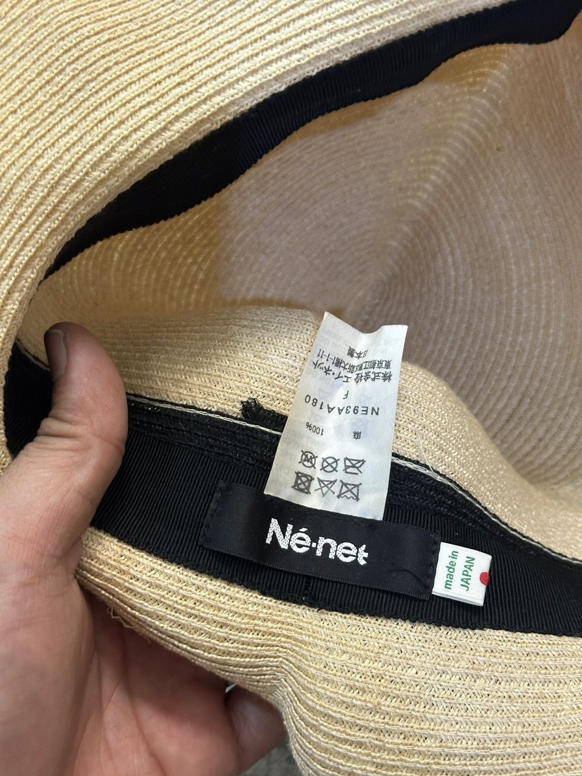 Ne-Net Ne-net Issey Miyake Fedora Straw Bucket Hats Size ONE SIZE - 9 Thumbnail