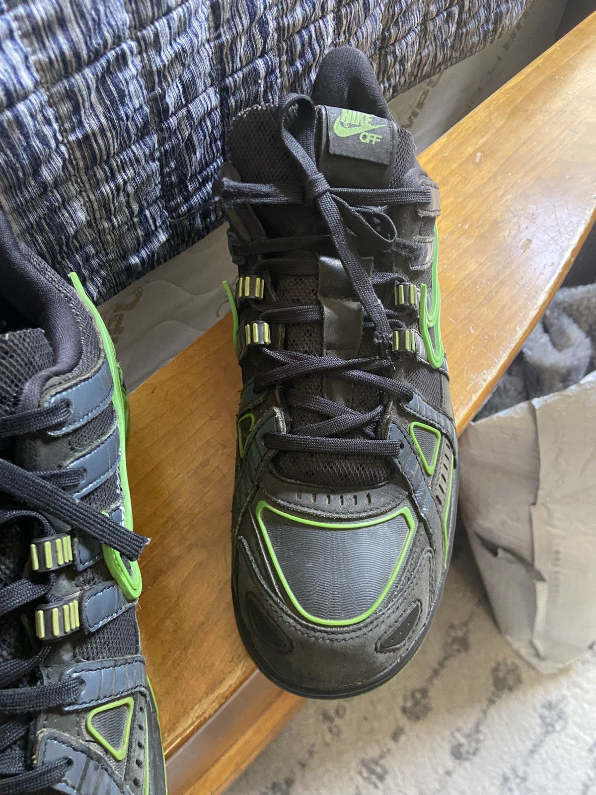 Nike Size 10-Nike Air Rubber Dunk x Off-White Green Strike Size US 10 / EU 43 - 9 Thumbnail