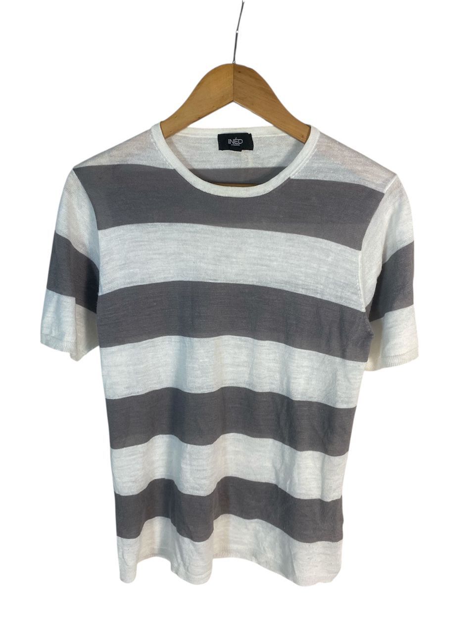 Yohji Yamamoto Ined stripe tshirt by yohji Yamamoto Size M / US 6-8 / IT 42-44 - 1 Thumbnail