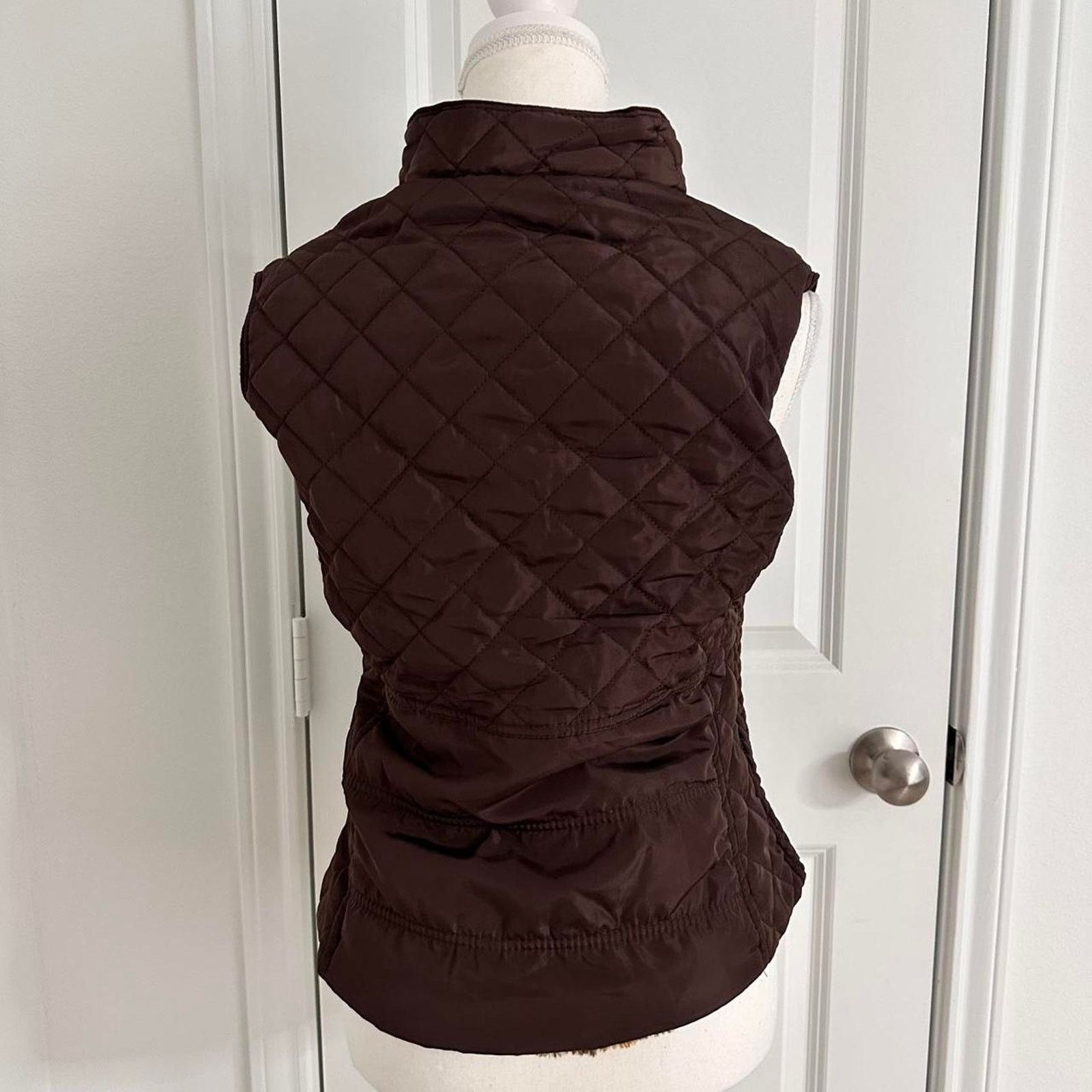 Other Outer Edge Vintage Leopard Fur Lined Puff Vest Size S / US 4 / IT 40 - 6 Thumbnail