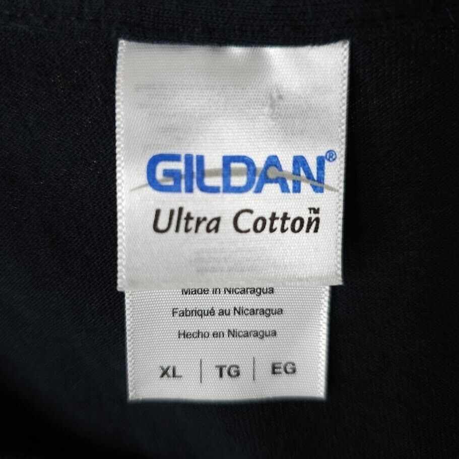 Gildan Black Patch T Shirt Mens Size XL Full Moon Madness Rally Size US XL / EU 56 / 4 - 4 Thumbnail
