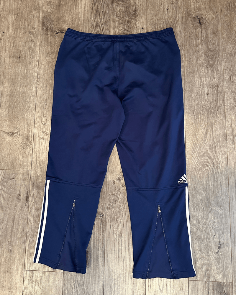 Adidas Vintage Y2K 2000 Adidas Blue Track Pants - Size Large Size US 38 / EU 54 - 2 Thumbnail