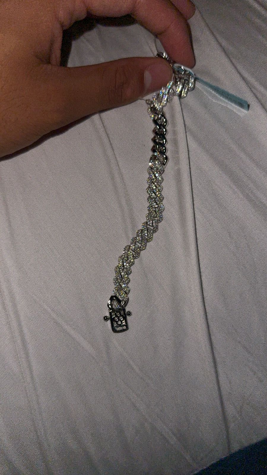 Other s925 Cuban Wrist Chain Moissanite Size ONE SIZE - 2 Thumbnail