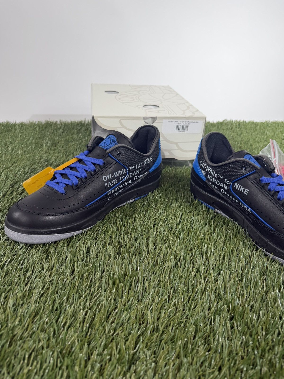 Off-White x Air Jordan 2 Retro SP Low “Black Varsity Royal” 2024 Air Jordan 2 Retro Low SP x Off-White  main image 4