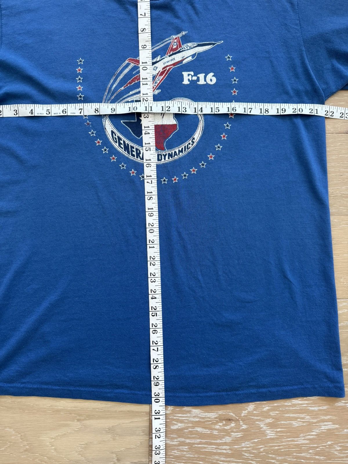 Jerzees Vintage USAF F-16 General Dynamics Texas Shirt Size US L / EU 52-54 / 3 - 5 Thumbnail