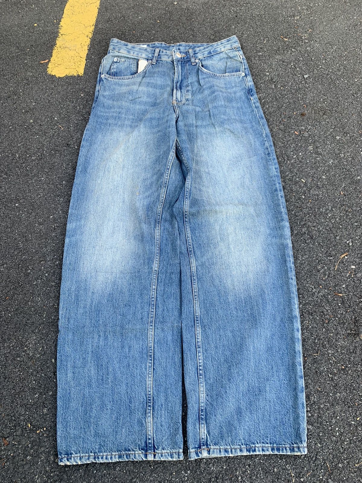 Zara BAGGY ZARA JEANS LIKE JNCO STYLE. Size US 32 / EU 48 - 2 Thumbnail