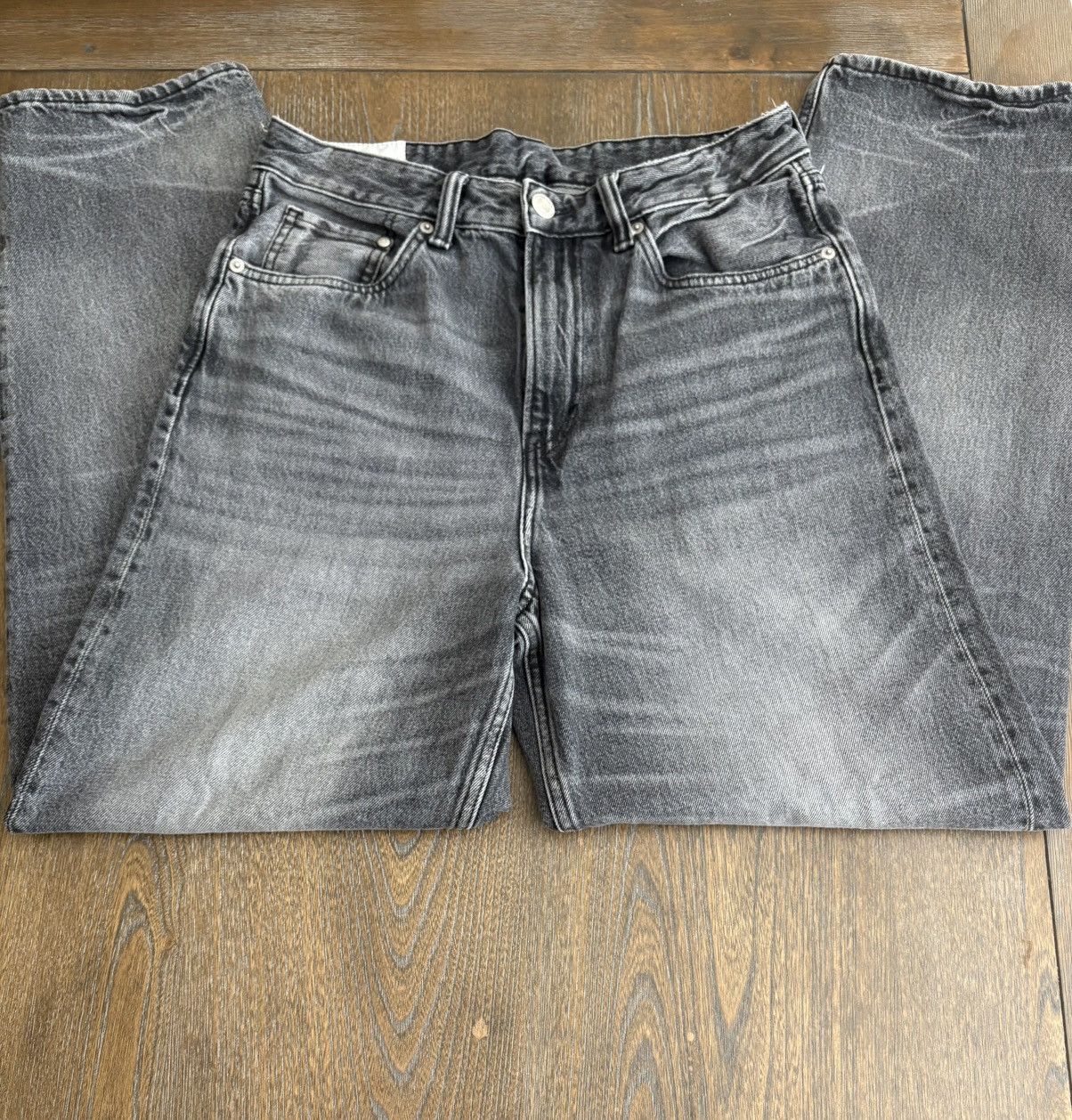 H&M Grey H&M Baggy Denim Jeans Size US 34 / EU 50 - 1 Thumbnail