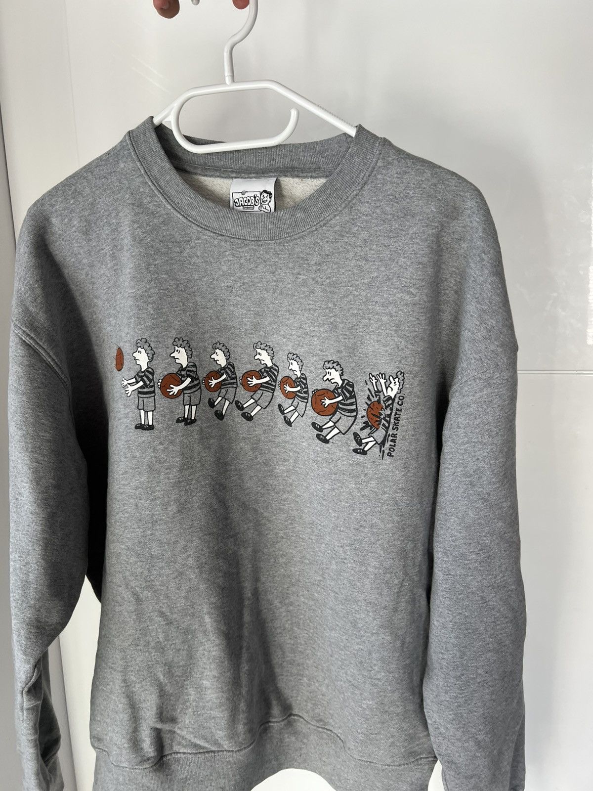 Polar Skate Co. Polar Skate Co. Archival Crew Neck SK8 Style Gray Sweatshirt Size US S / EU 44-46 / 1 - 3 Thumbnail