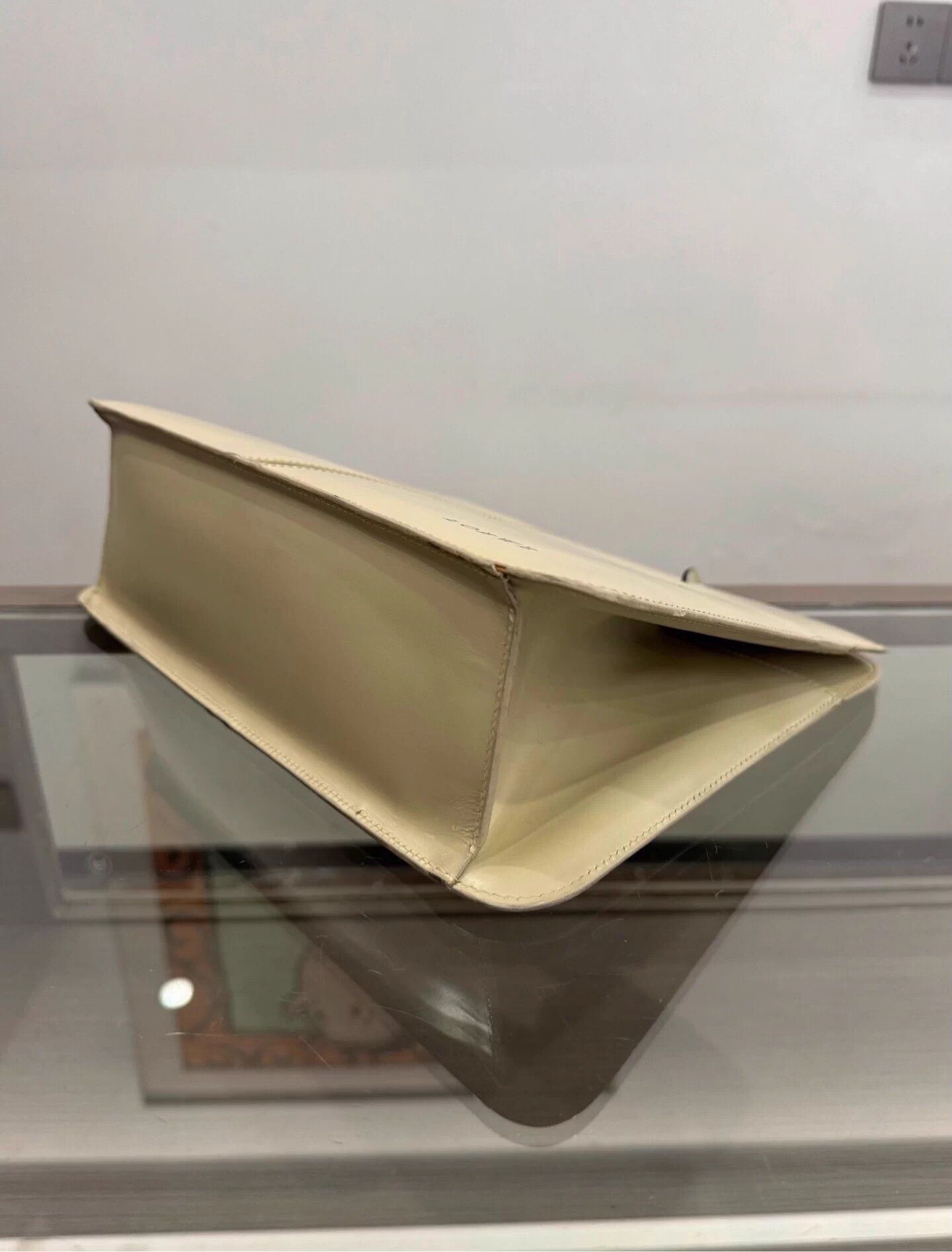 Loewe Loewe Museum Black Logo Khaki Clutch 95new Auth Size ONE SIZE - 7 Thumbnail