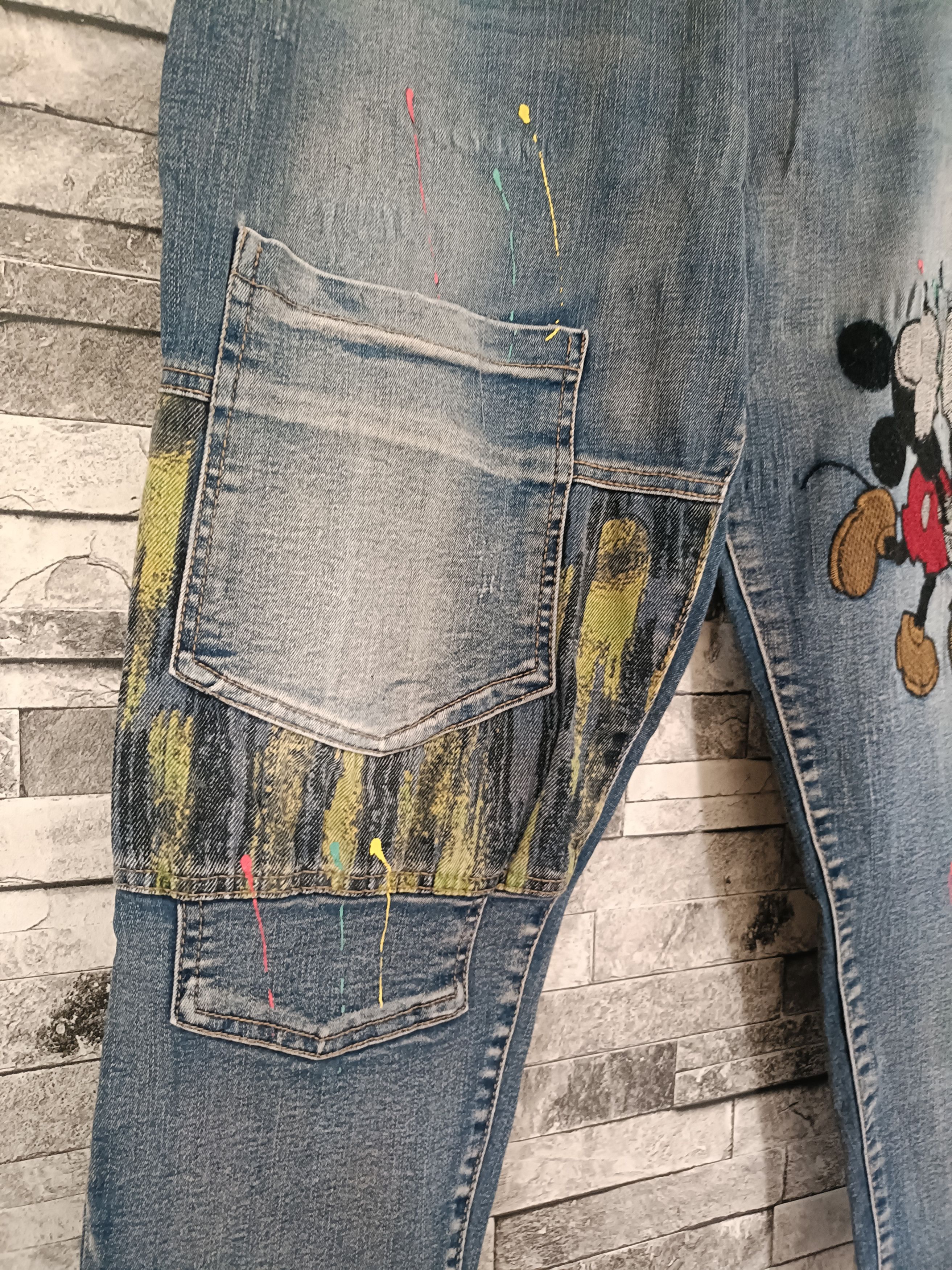 Disney Disney Mickey mouse embroidery baggy jogger jeans Size US 35 - 3 Thumbnail