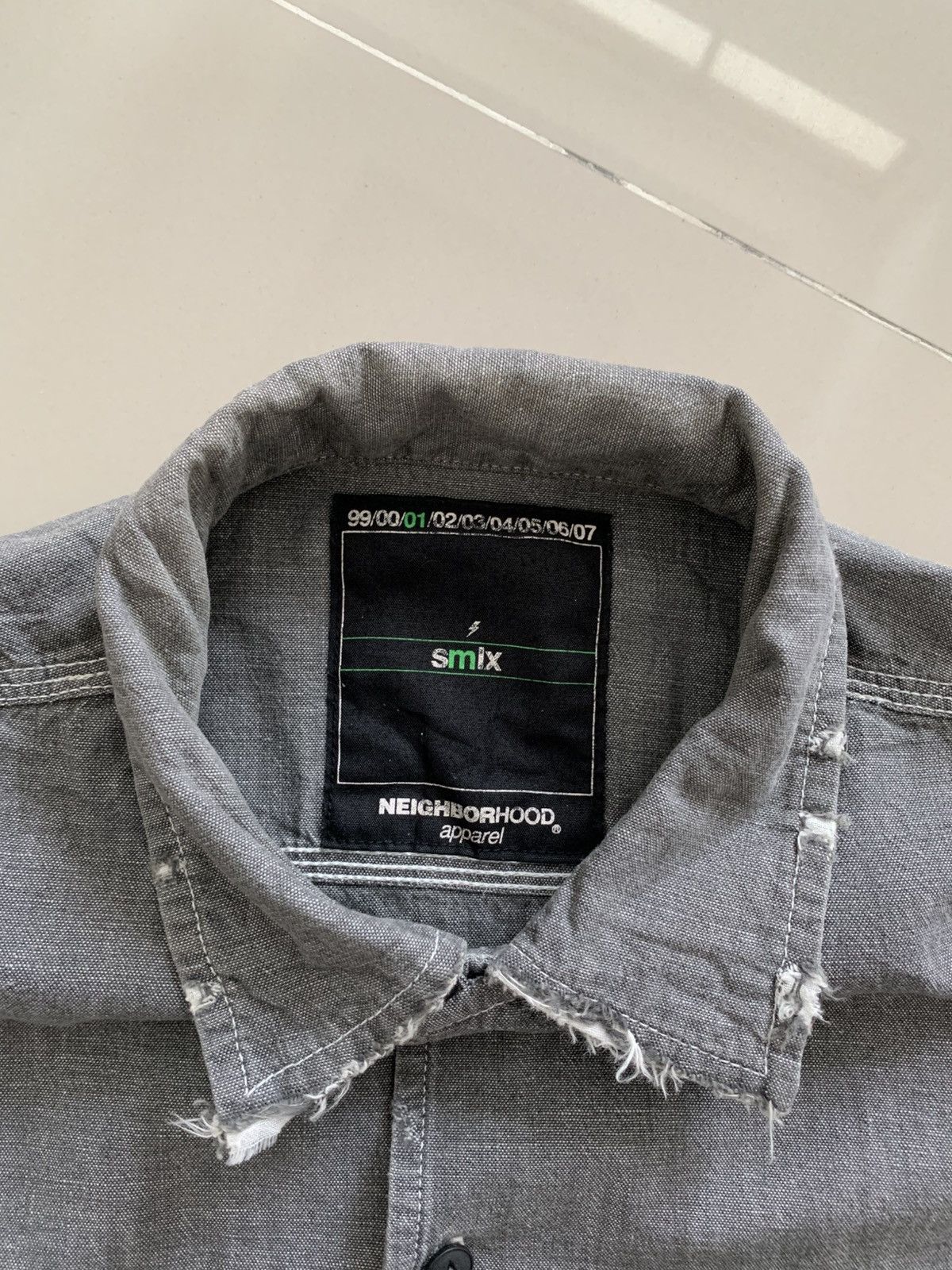 Neighborhood Neighborhood 2001 Smix Denim Shirt Size US M / EU 48-50 / 2 - 5 Thumbnail