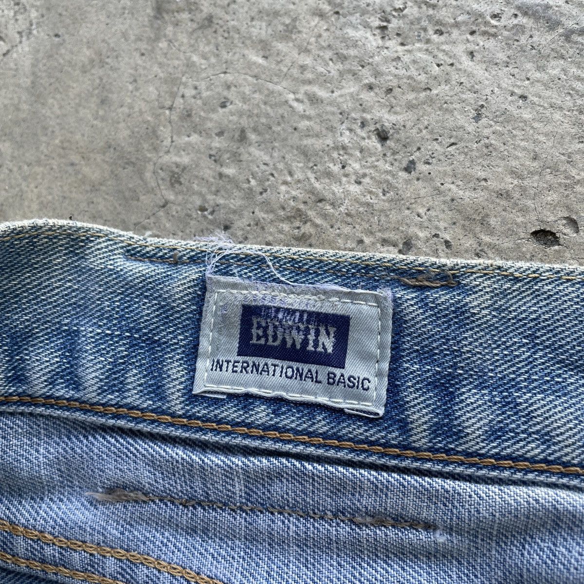 Edwin × Jean × Vintage W34💥 Rusty Wash Edwin Vintage Faded Jeans Denim Pants Size US 34 / EU 50 - 8 Thumbnail